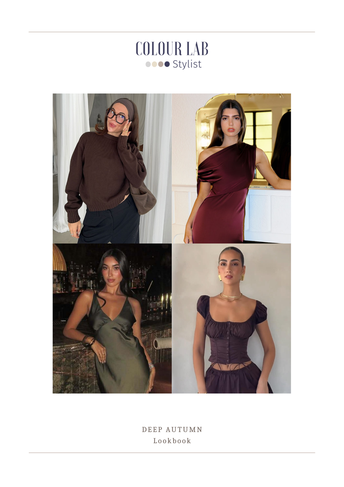 Deep Autumn Lookbook