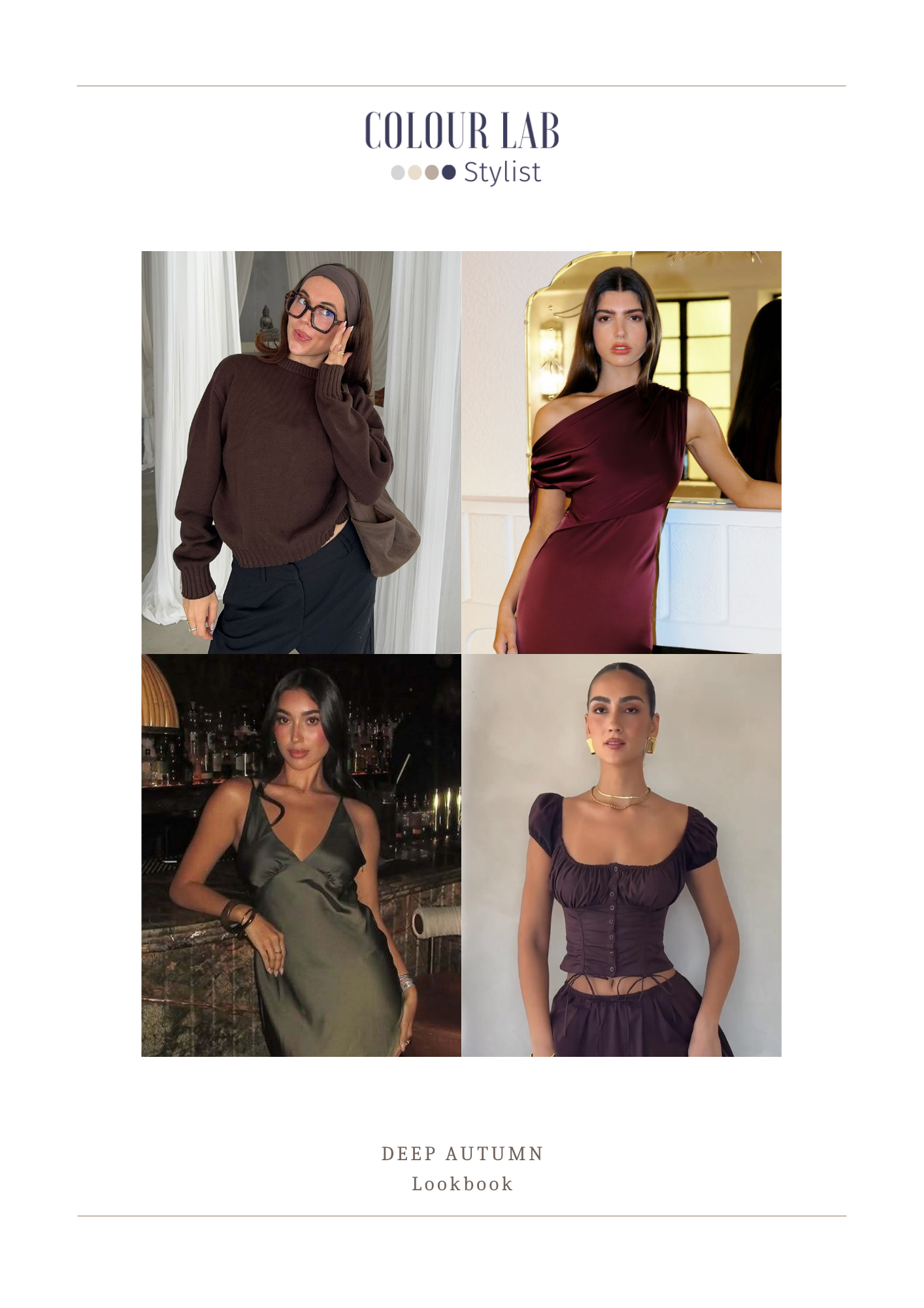 Deep Autumn Lookbook