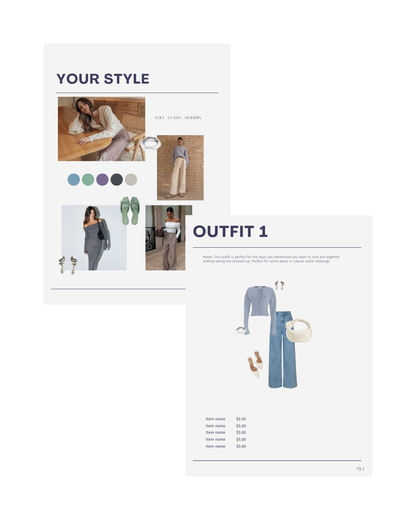 Personalised Virtual Lookbook