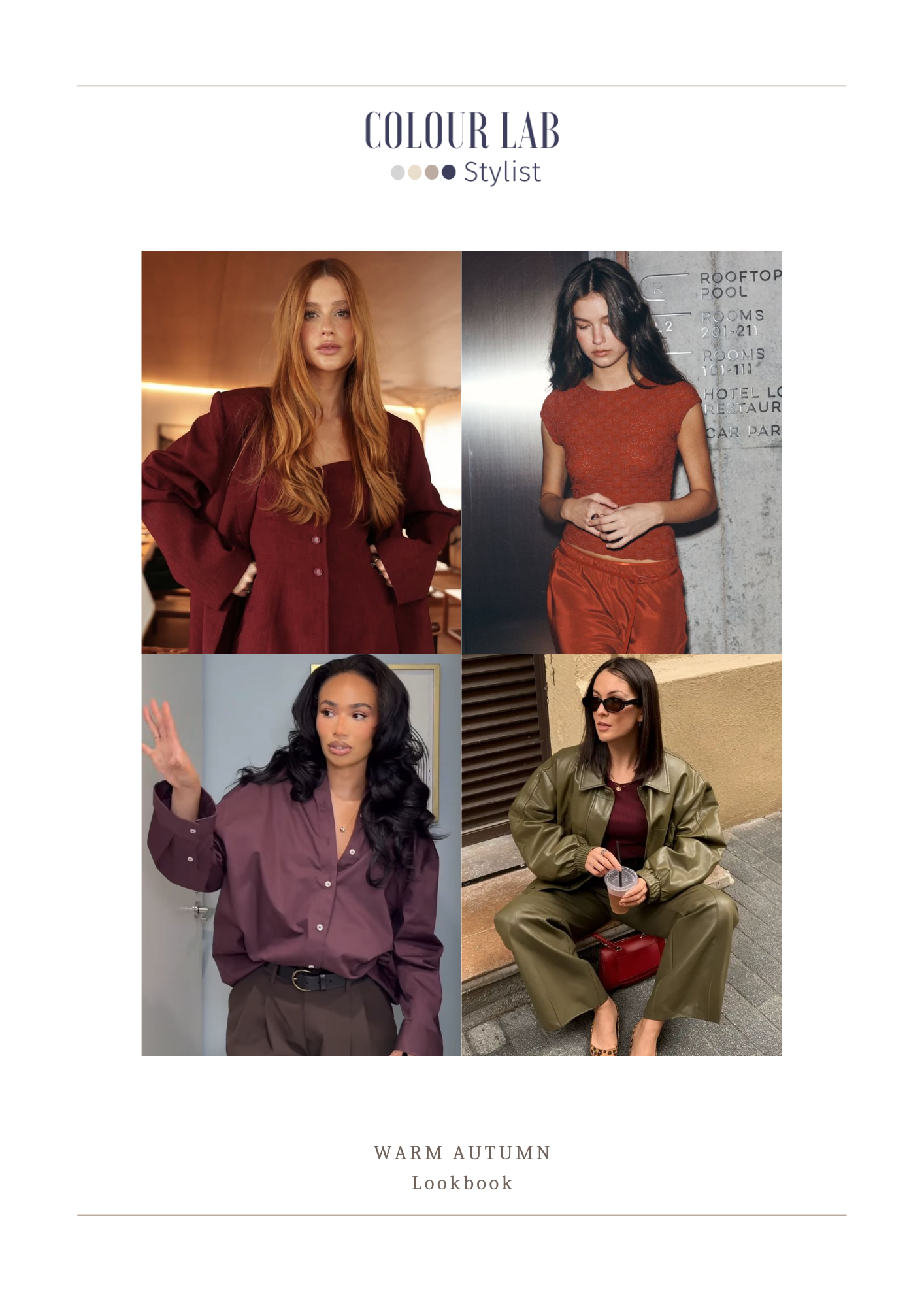 Warm Autumn Lookbook